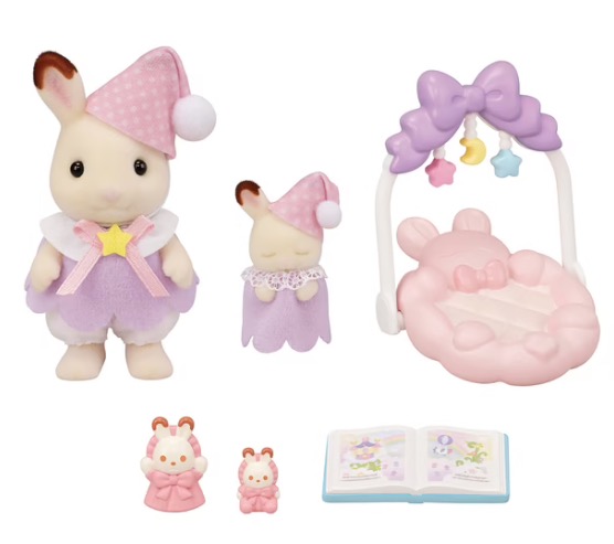 5806 - Le coucher des soeurs Lapin Chocolat