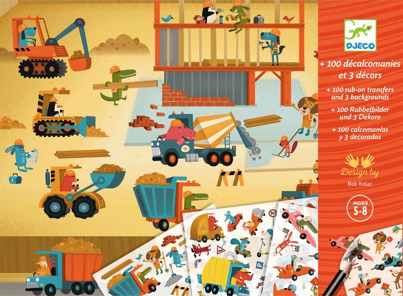 DECALCOMANIES - Asphalte - Djeco