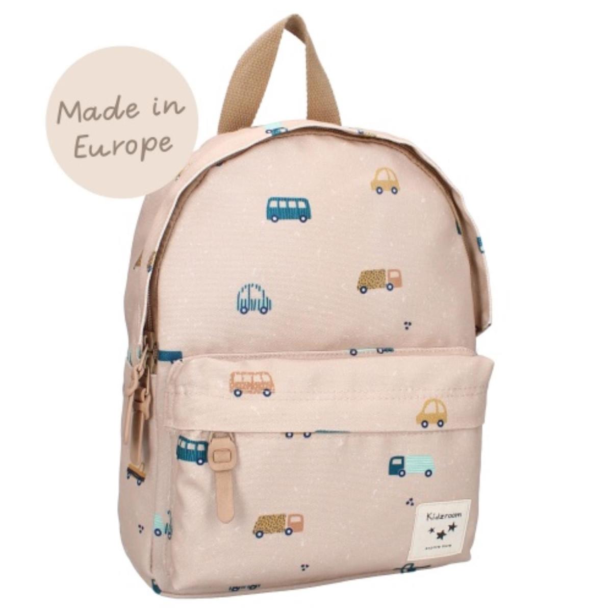 Sac a dos enfant voitures - beige