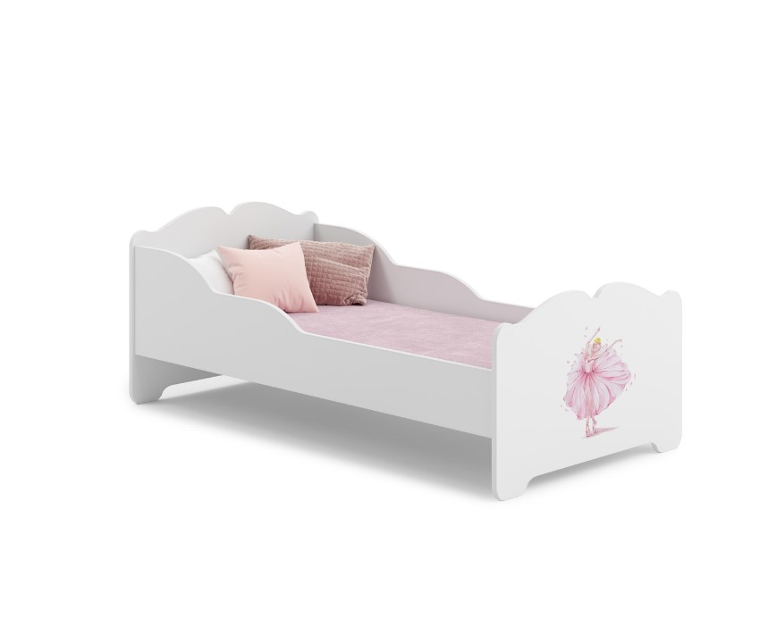 Lit enfant ANNI 140x70 PRINCESSE avec matelas