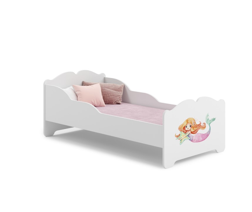 Lit enfant ANNI 140x70 SIRÈNE avec matelas