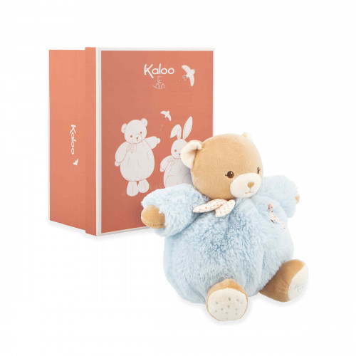 Patapouf Ours Bleu - 17 cm