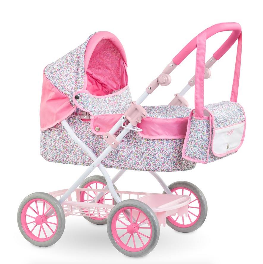 Landau Floral pour poupon 36/42/52 cm