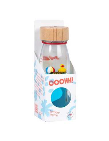 Bouteille avec canard sensorielle