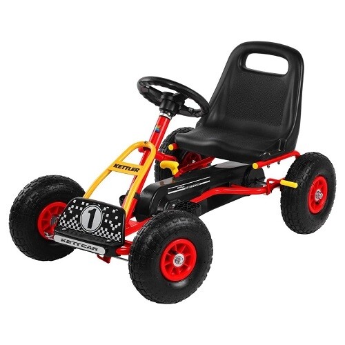 Kart à pédales Retro rouge