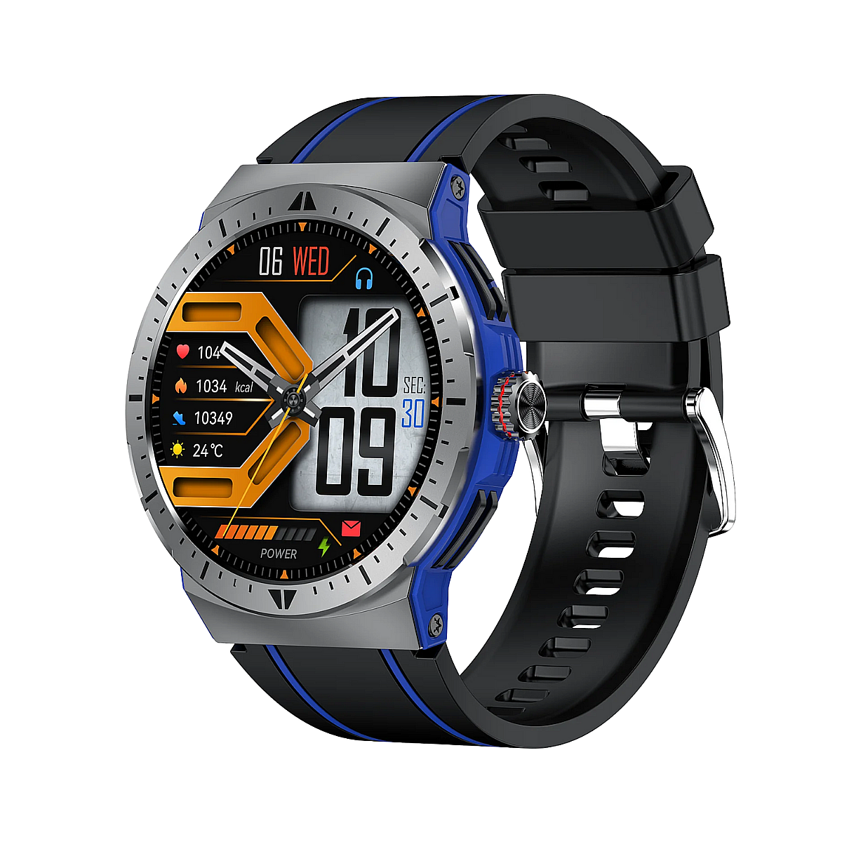 Montre Arena AMOLED - Écran 1.43 Bleu