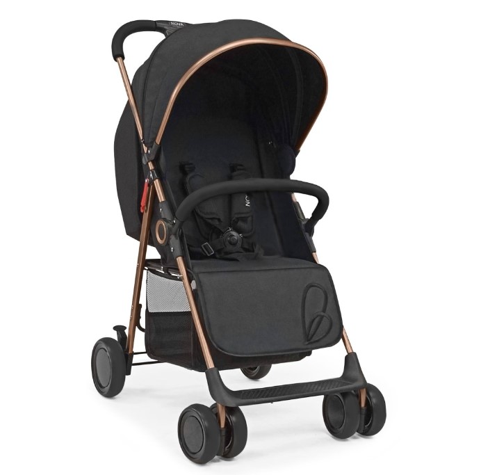 Poussette Nova noire-Dorée