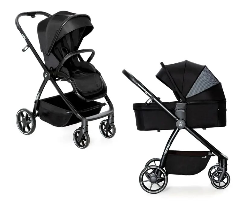 Poussette Duo Rodas noire