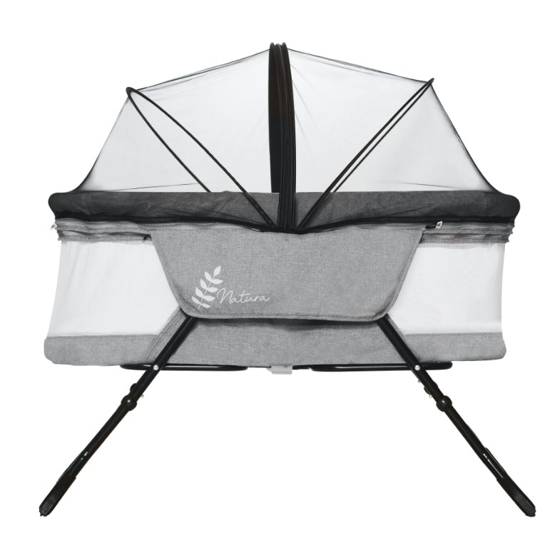 Mini Lit de voyage asalvo gris