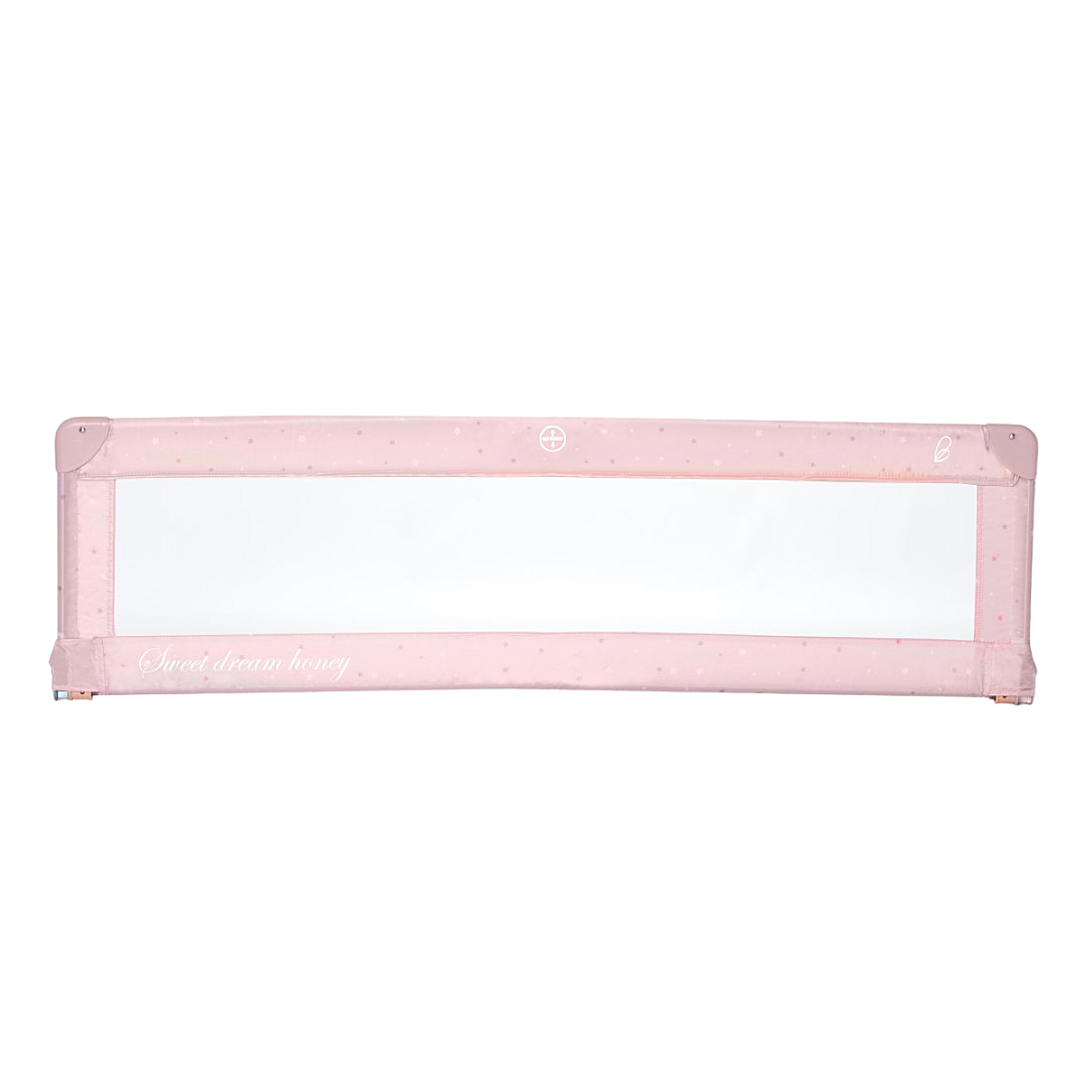 Barrière de Lit 150cm Étoiles Rose