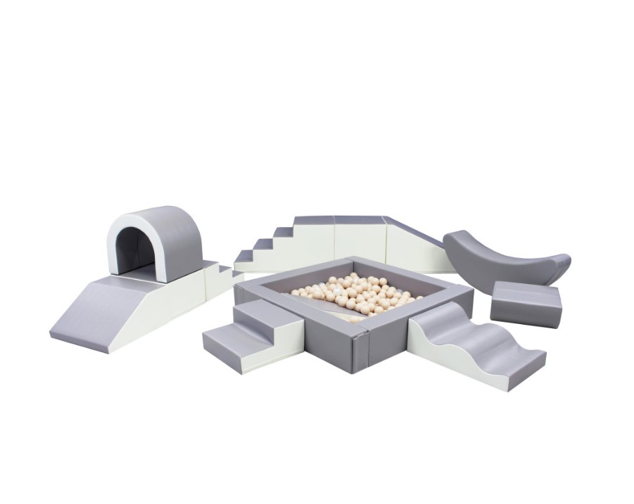 Ensemble XXL blocs en mousse gris 