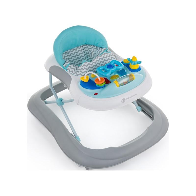 Trotteur Bébé Musical Monty bleu