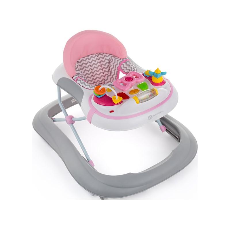 Trotteur Bébé Musical Monty rose