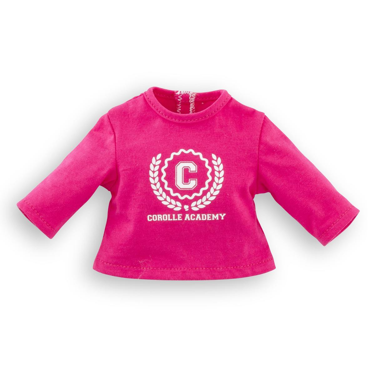 T-Shirt Fuschia Corolle Academy vêtement pour poupée Ma Corolle 36cm