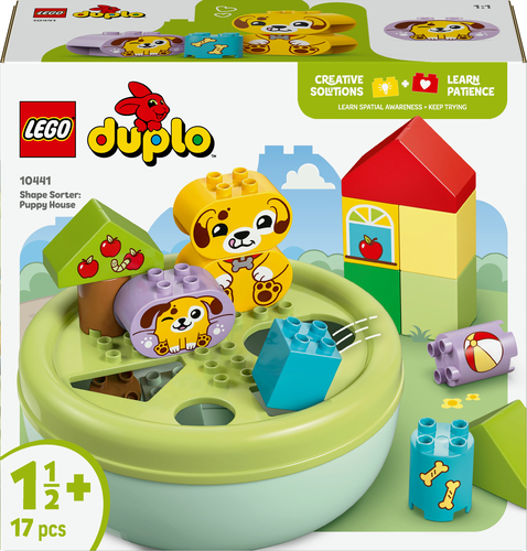 10441 Trieur de formes : la niche du chiot