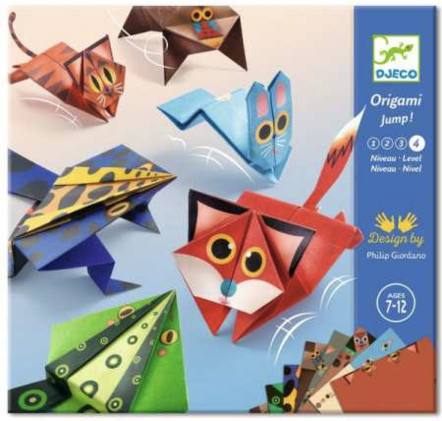 Origami Animaux sauteurs Niveau 4 - DJECO