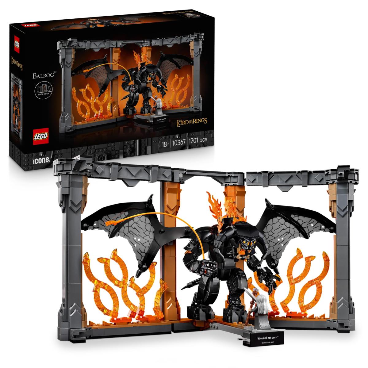 10367 LEGO - Le Seigneur des Anneaux : Book Nook du Balrog™