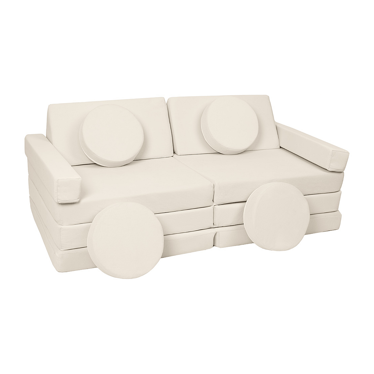 Canapé modulable enfants crème
