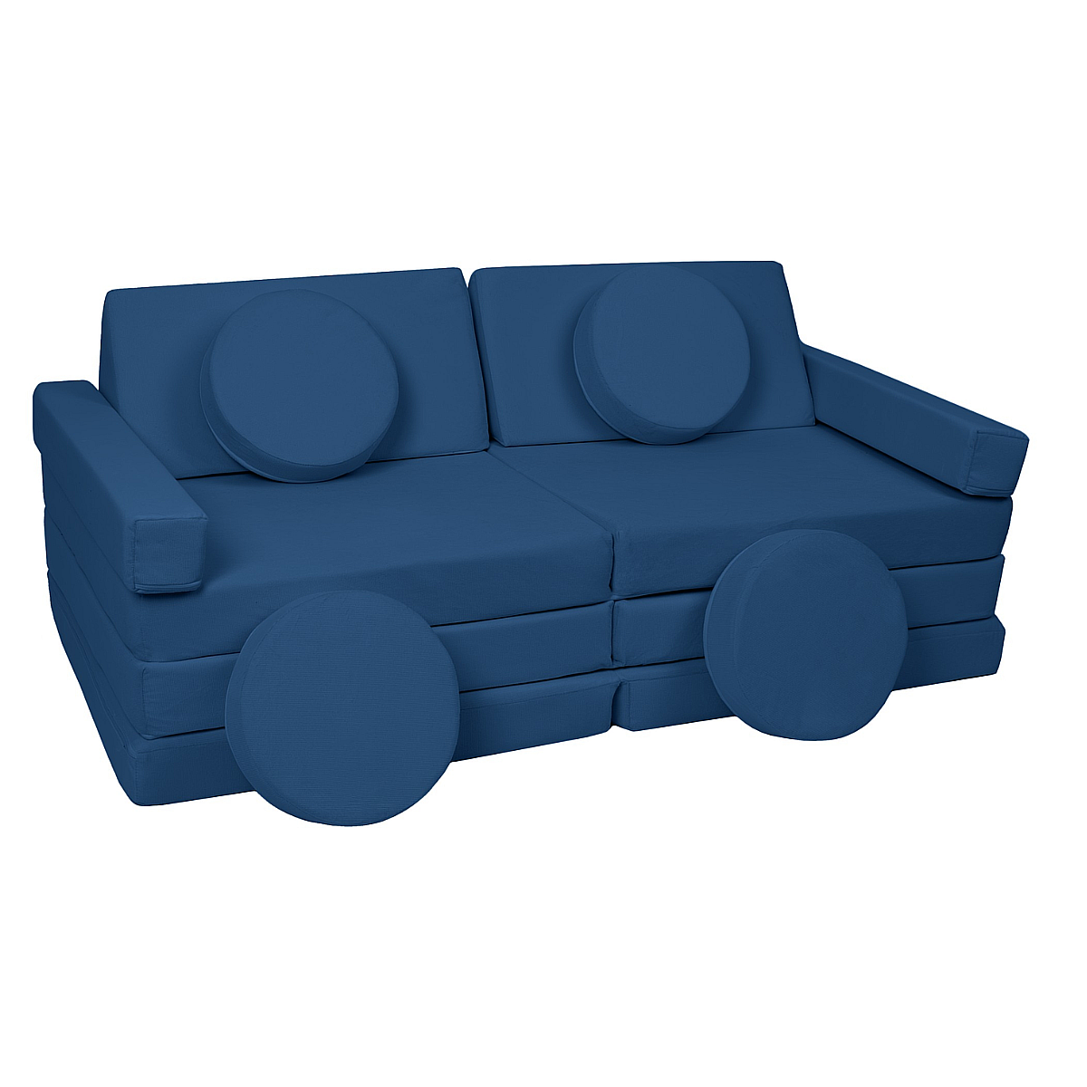 Canapé modulable enfants bleu marine