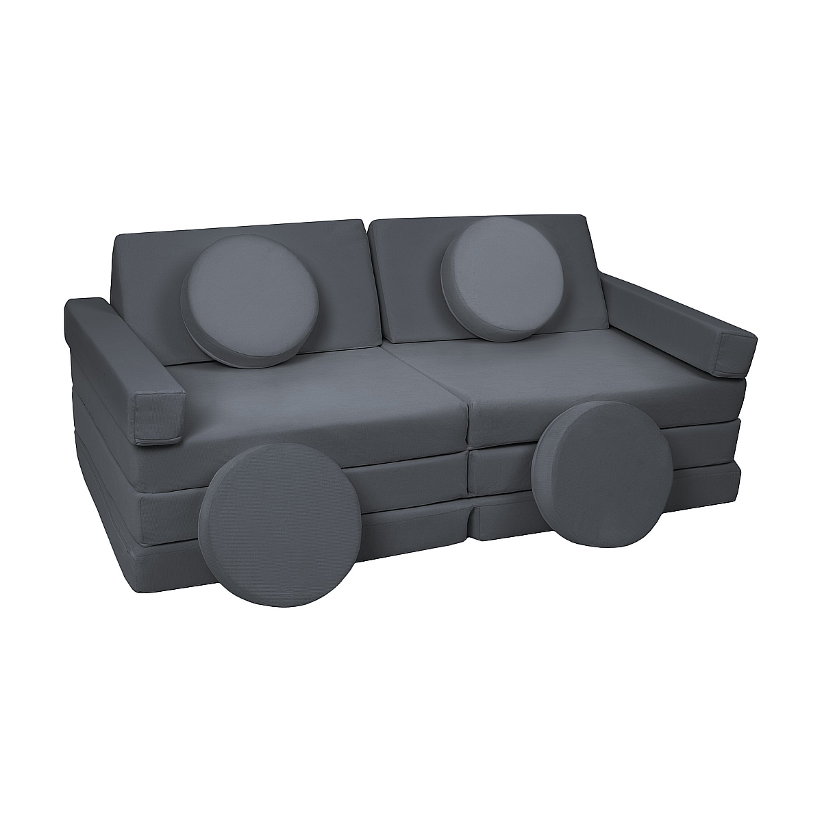 Canapé modulable enfants anthracite
