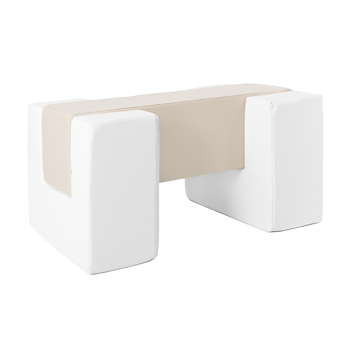 Blocs mousse blanc cappuccino