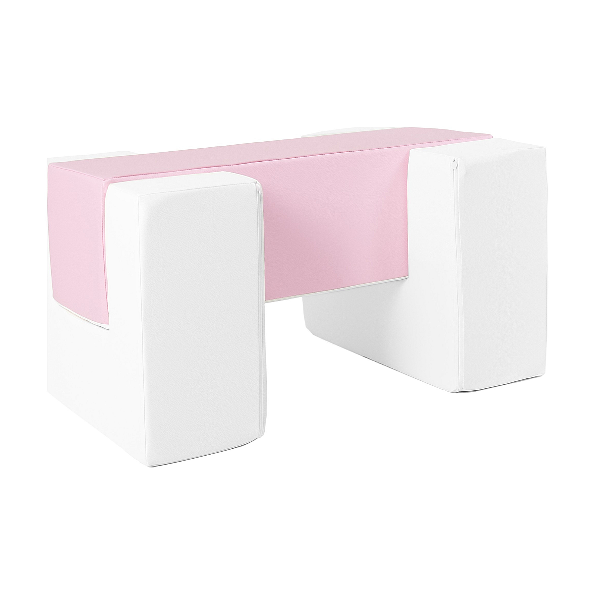 Blocs en mousse blanc rose pastel