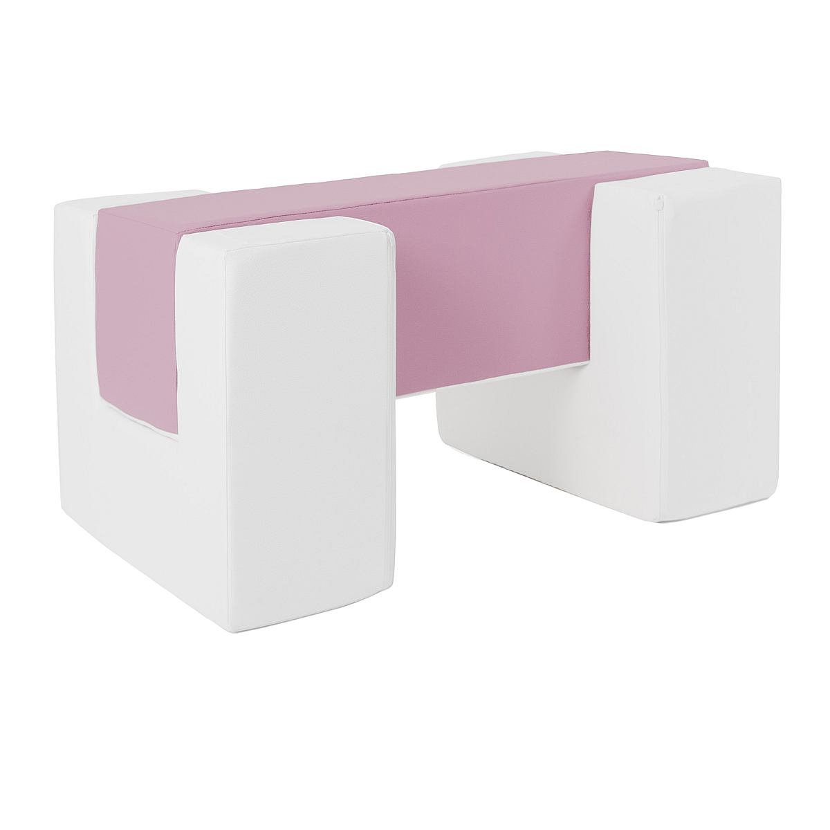 Blocs en mousse blanc violet