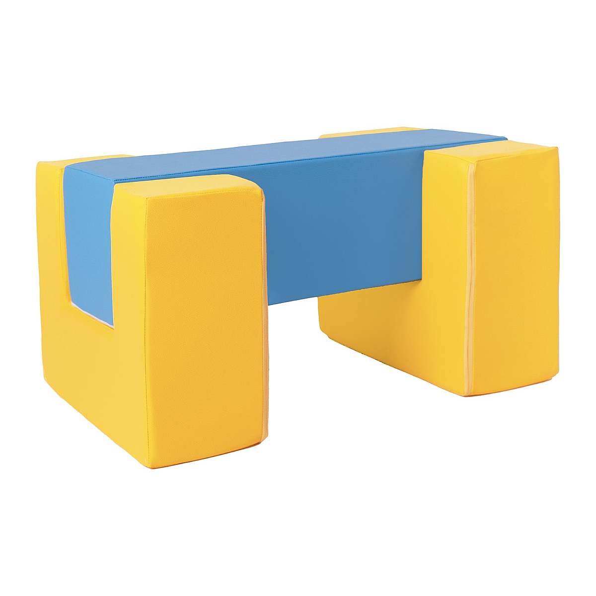 Blocs en mousse jaune bleu
