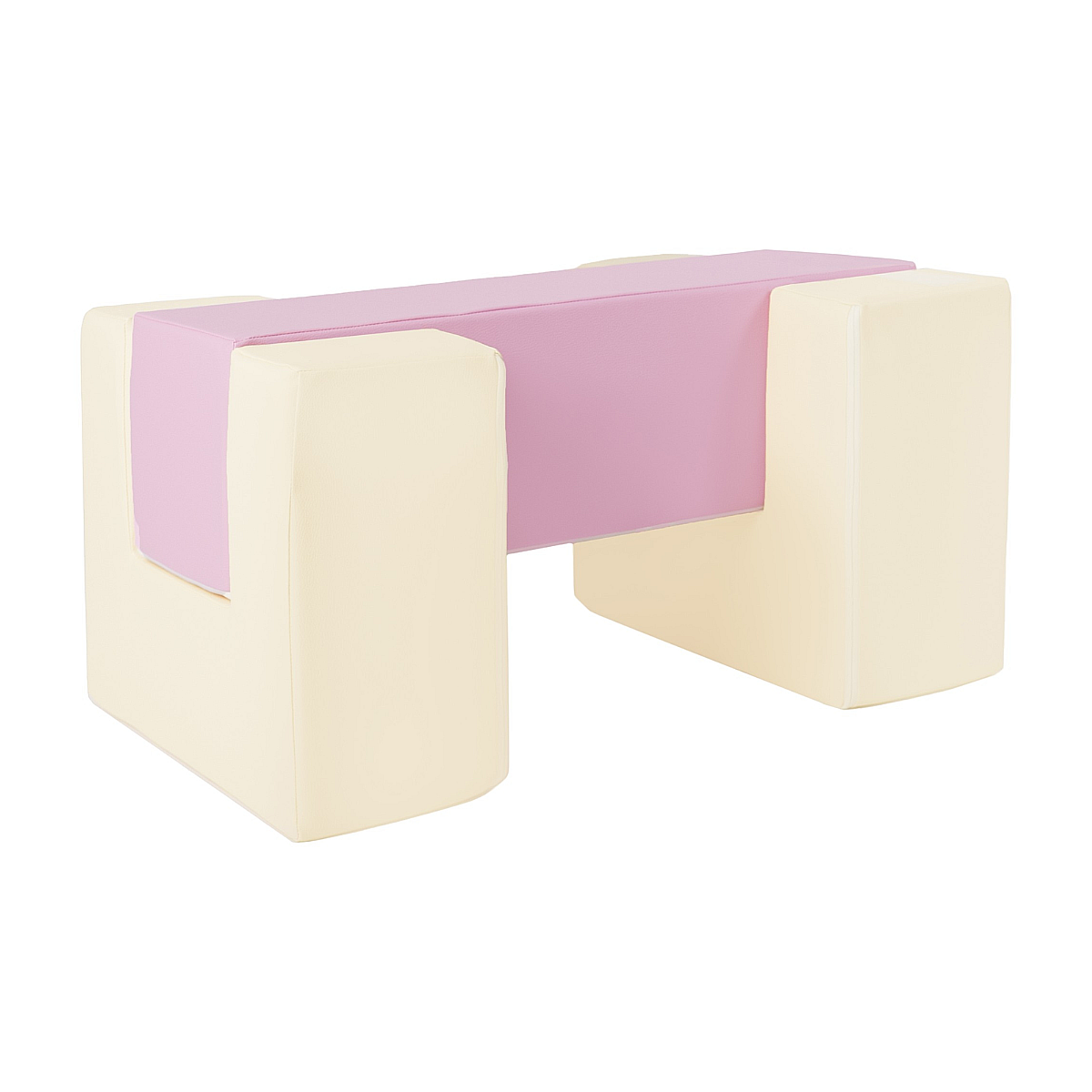 Blocs rose pastel jaune pastel