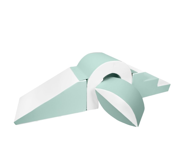 Set de blocs en mousse 4 éléments blanc Menthe