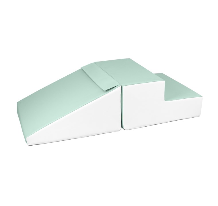 Set de 2 grands blocs en mousse blanc Menthe