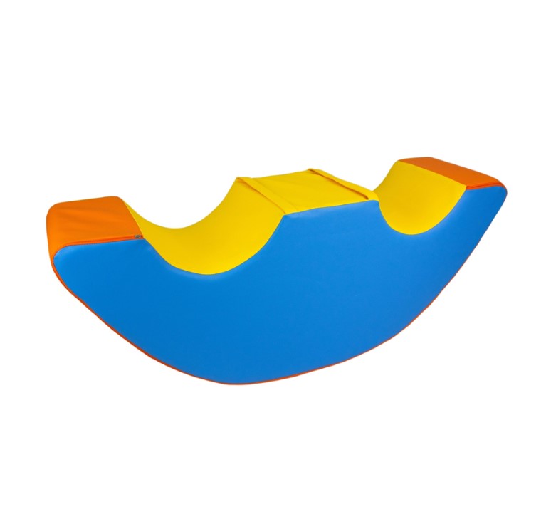 Duo rocker bloc en mousse jaune vert bleu orange