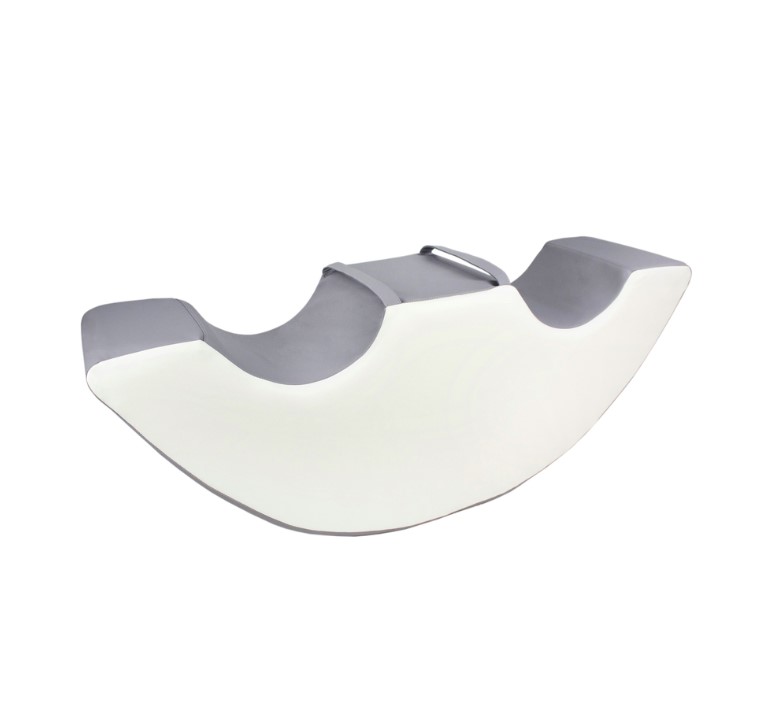 Duo rocker bloc en mousse blanc gris