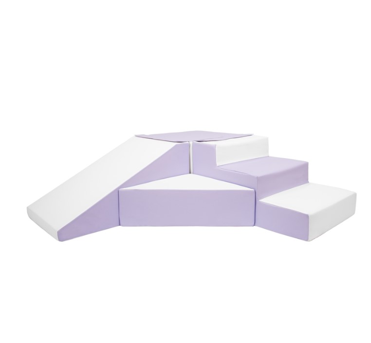 Set de 4 blocs blanc lilas