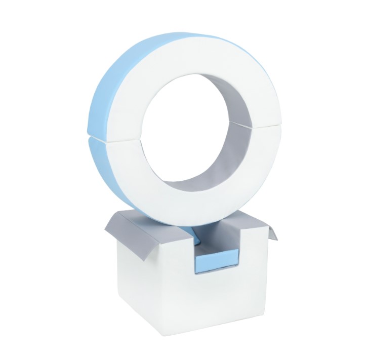 Ensemble de cerceaux 3 blocs blanc bleu gris