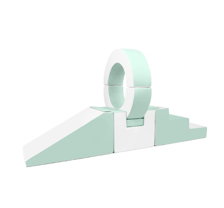 Ensemble de 7 blocs cerceau blanc Menthe
