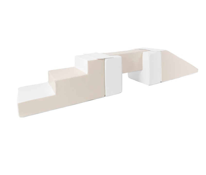 Passerelle 5 blocs blanc cappuccino