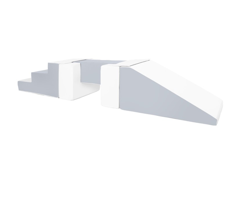 Passerelle 5 blocs blanc gris