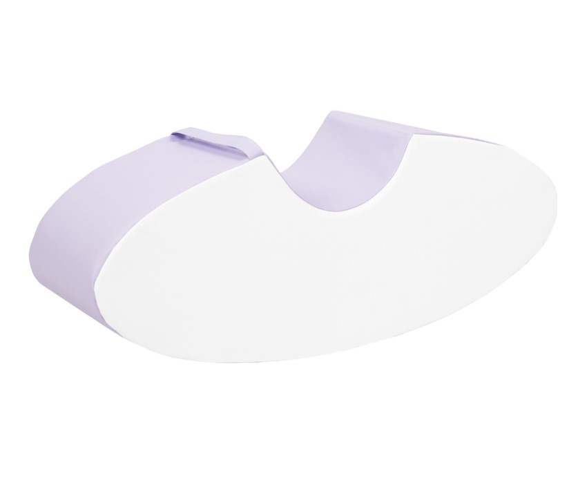 Coussin rocker - couleur blanc lilas