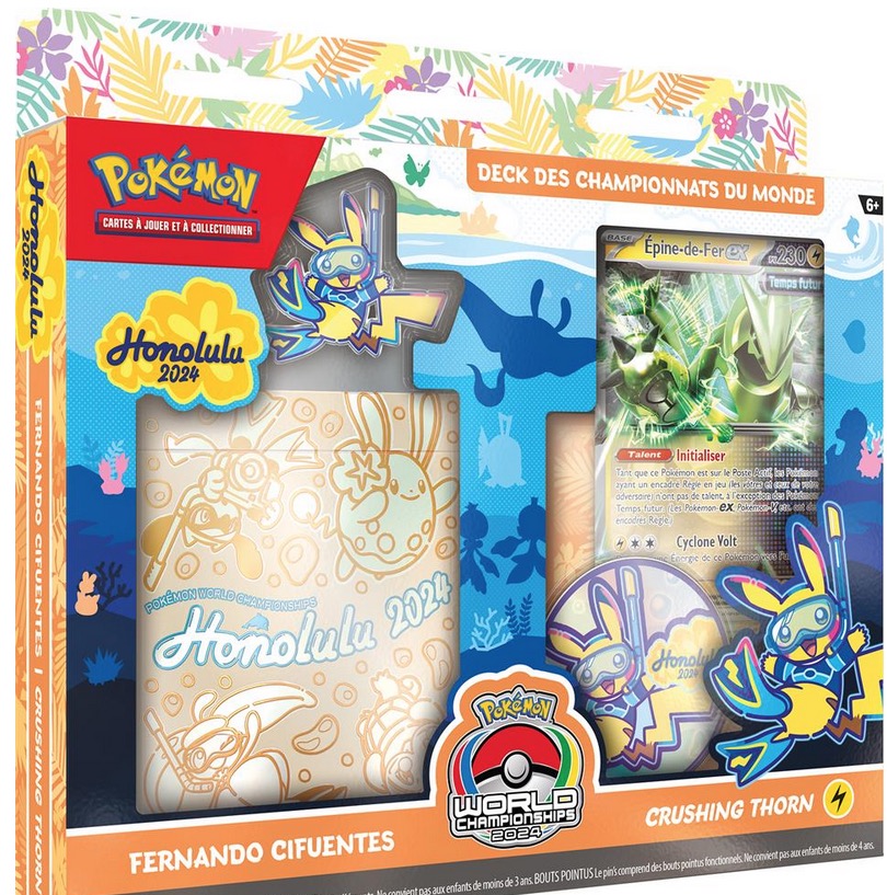 Pokemon -Deck des championnats du monde 2024 asst