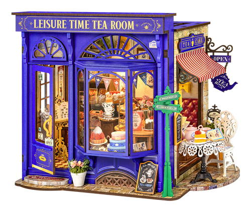 Maquette Salon de the Leisure Time - Miniaturisme