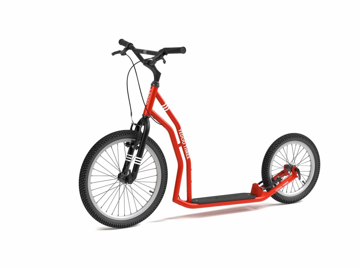 Yedoo Three Y40 Scooter Numbers Series rouge