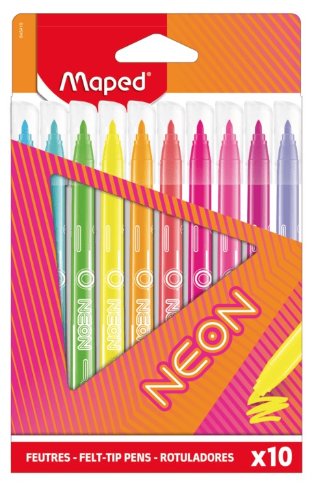 10 feutres pour coloriage Neon
