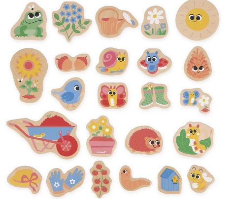 Magnets Jardin 24 pcs - JANOD