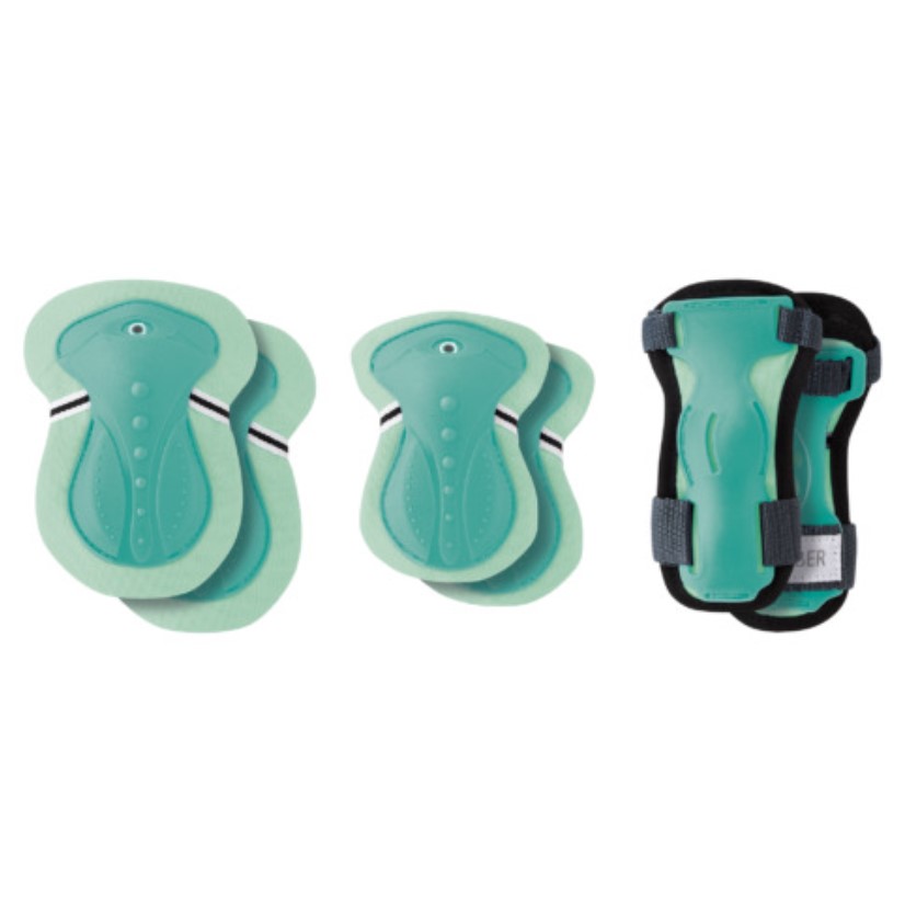 Set 3 protections Junior XXS 3-7 Pastel menthe