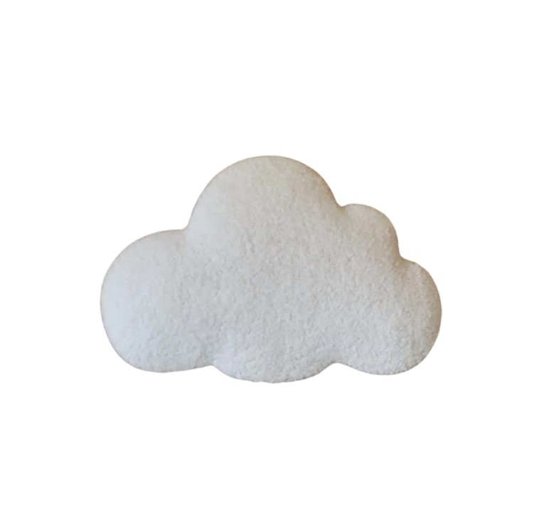 Décoration murale grand nuage bouclé avec LED
