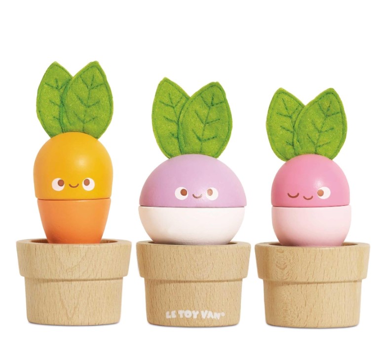 Légumes Empilables en Bois