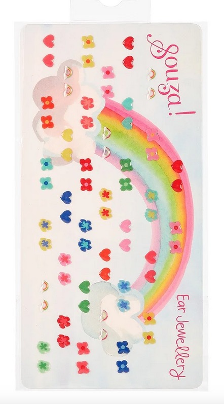 Boucles d'oreilles autocollantes  30 pieces asst