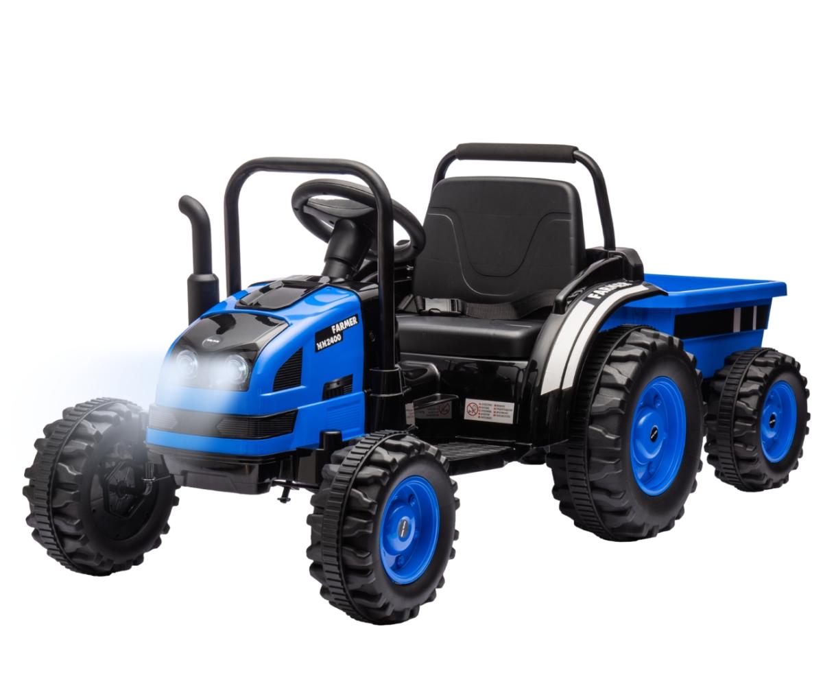 Tracteur electrique avec remorque FARMER Bleu