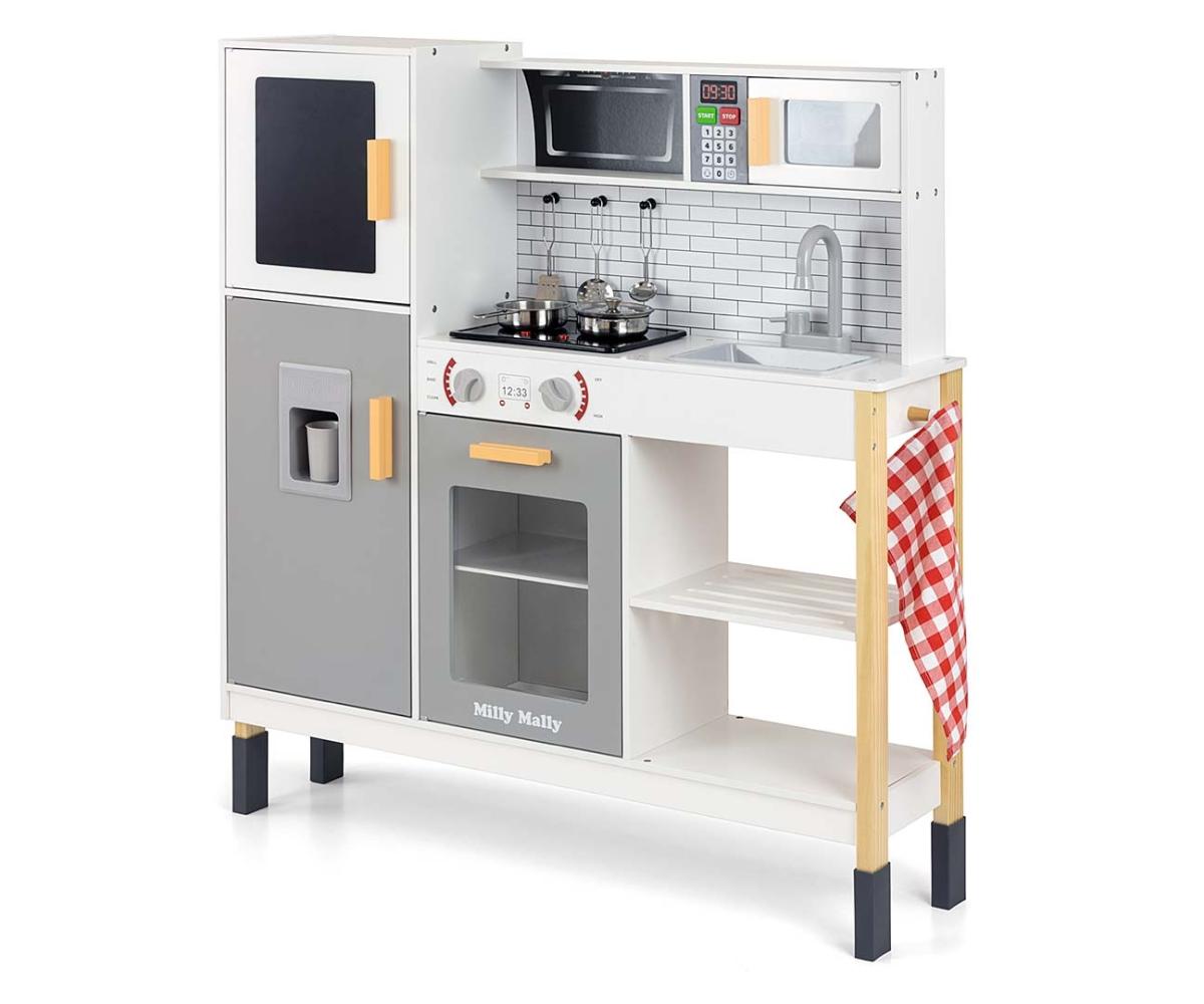 Cuisine en bois Milly Mally Esket Gris
